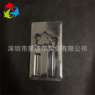 透明化妝品插卡吸塑