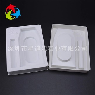 定製白色植絨吸塑內托